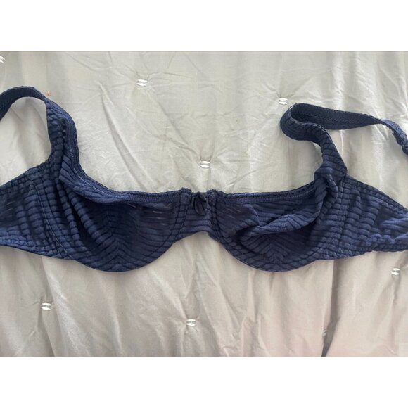 Navy Blue Demi Bra - Picture 3 of 13